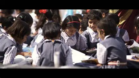 students with notebooks